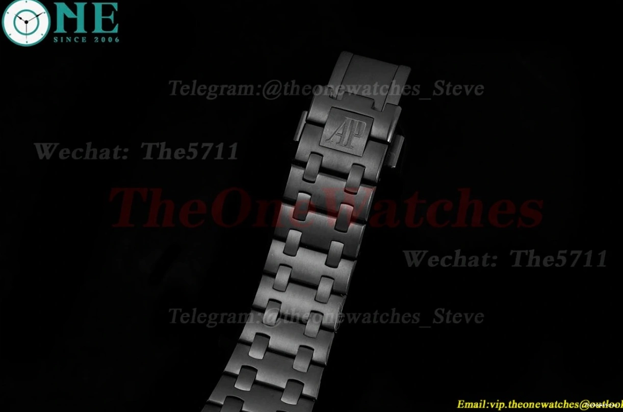 42mm PVD A7750 APF Offshore Dial Black Royal Oak PVD 1224